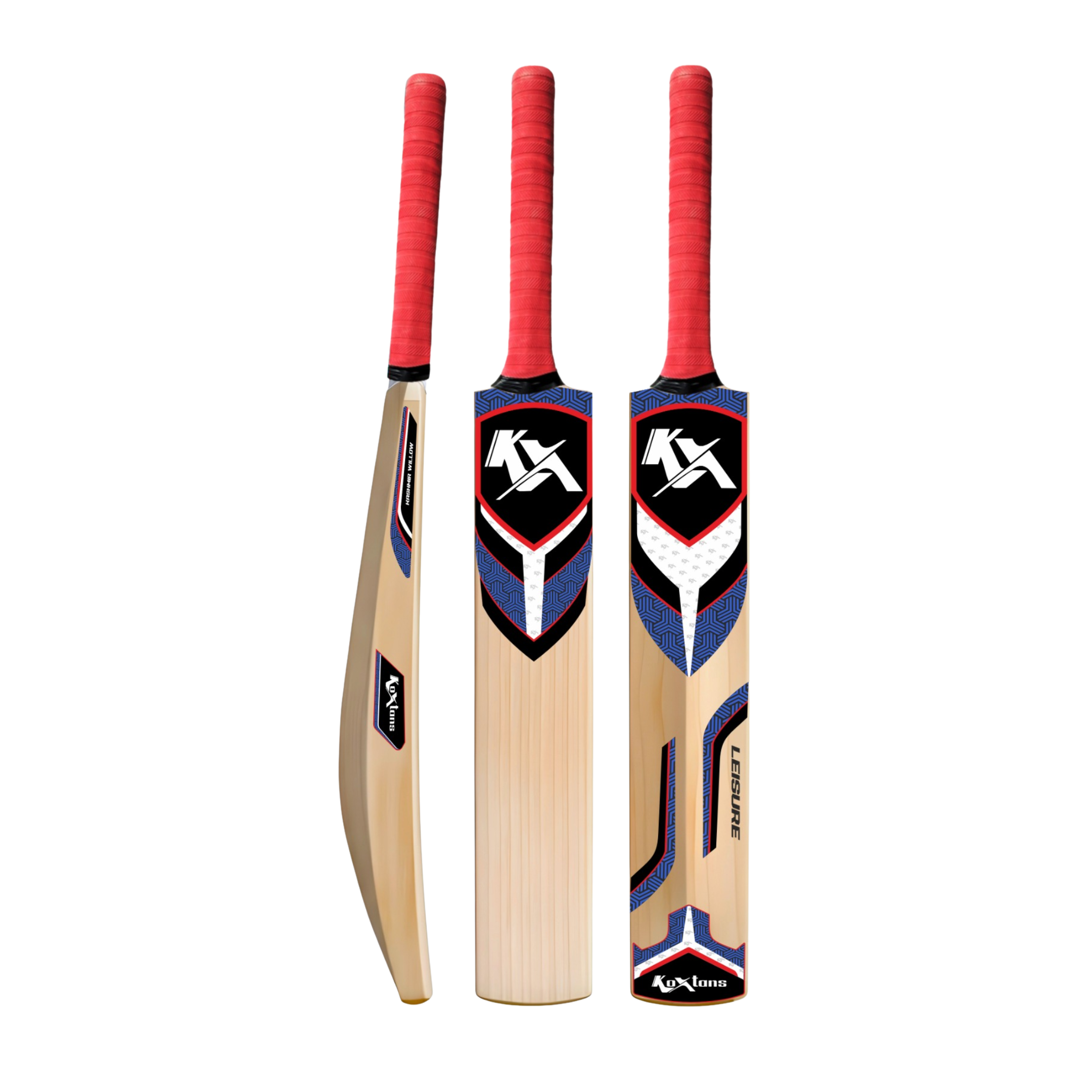 Premium Kashmir Willow Cricket Bat SH Size for Leather Ball Cricket