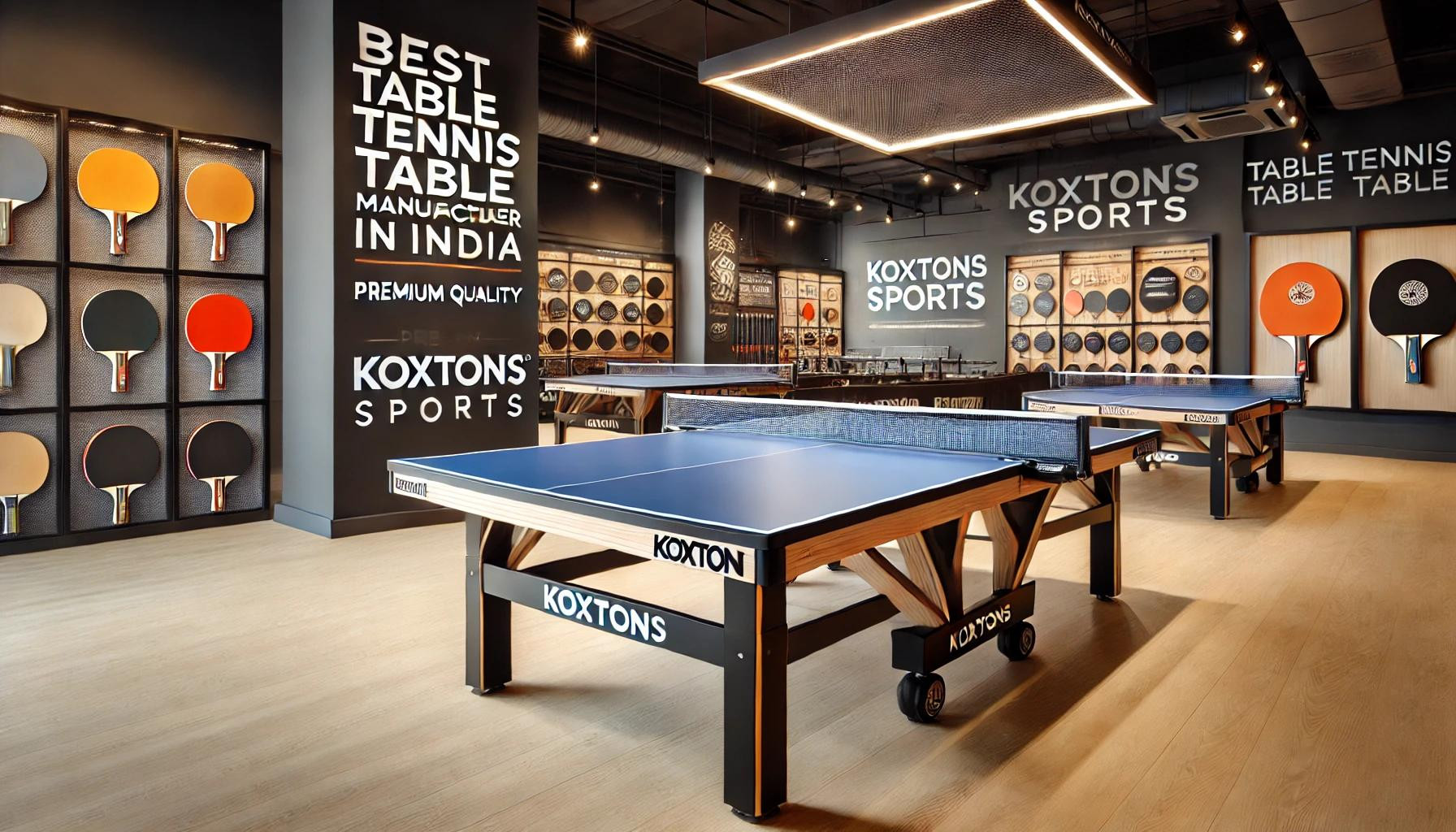 Best Table Tennis Table Manufacturer in India for Premium Quality Equipment