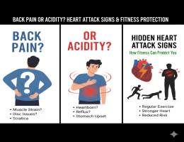 Back Pain or Acidity? Hidden Heart Attack Signs & How Fitness Can Protect You