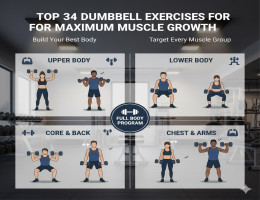 Top 34 Dumbbell Exercises for Maximum Muscle Growth