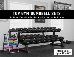 Top Gym Dumbbell Sets – Rubber Dumbbells, Racks & Affordable Prices
