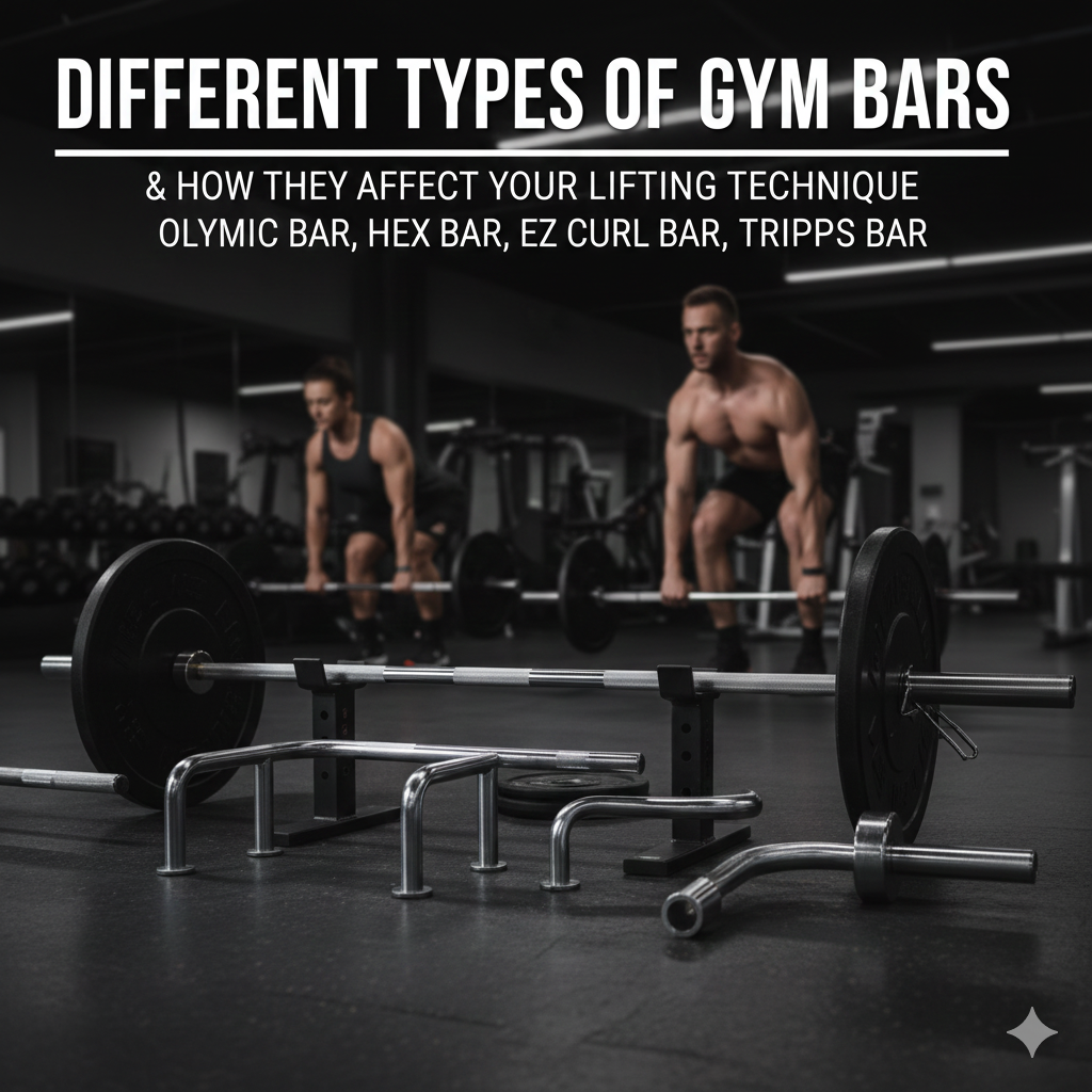 Different Types of Gym Bars & How They Affect Your Lifting Technique