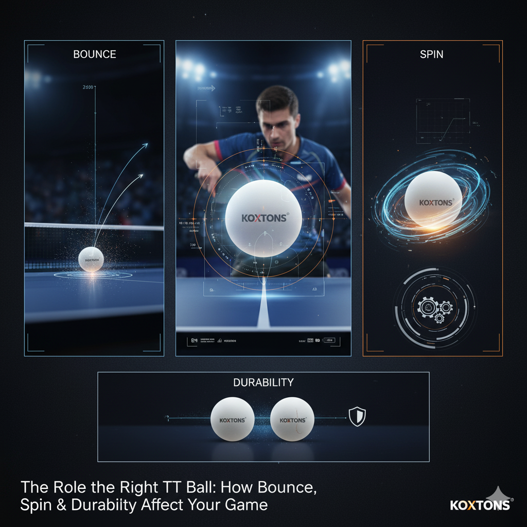 The Role of the Right TT Ball: How Bounce, Spin & Durability Affect Your Game