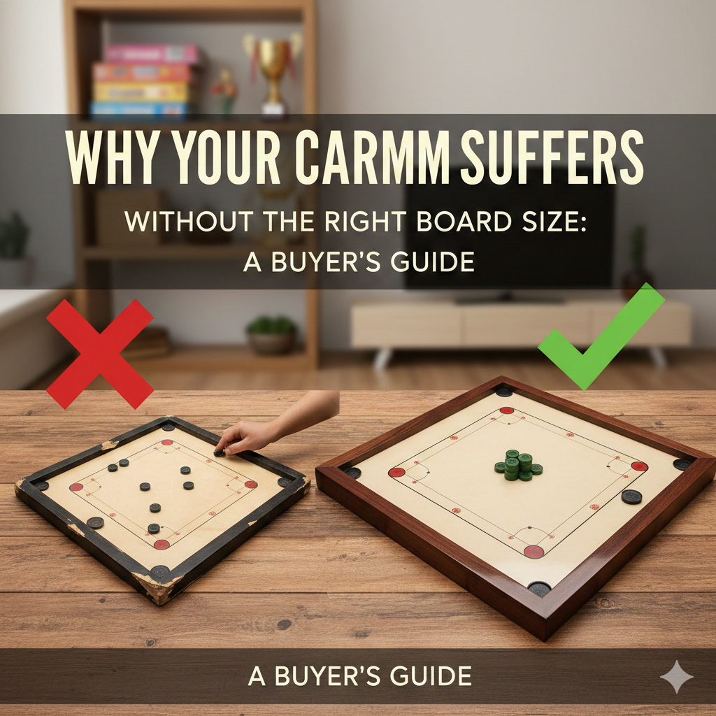Why Your Carrom Game Suffers Without the Right Board Size: A Buyer’s Guide