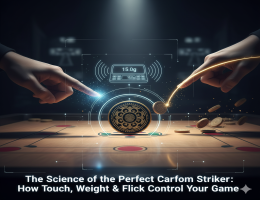 The Science of the Perfect Carrom Striker: How Touch, Weight & Flick Control Your Game