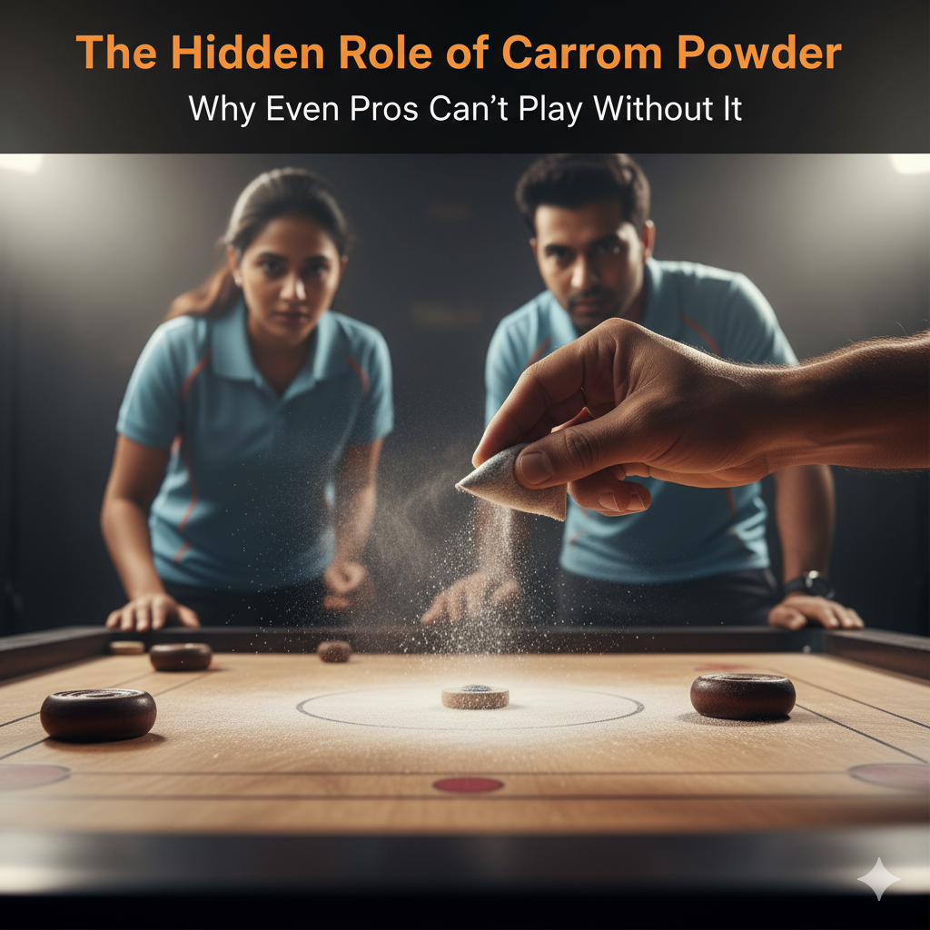The Hidden Role of Carrom Powder: Why Even Pros Can’t Play Without It