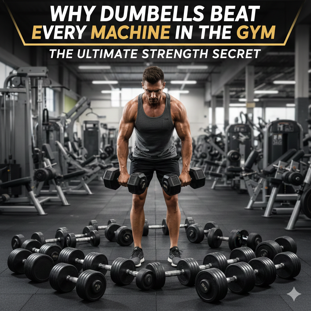 Why Dumbbells Beat Every Machine in the Gym: The Ultimate Strength Secret