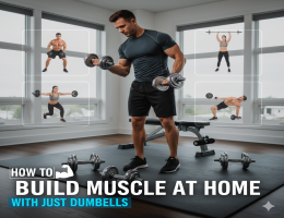 How to Build Muscle at Home with Just Dumbbells