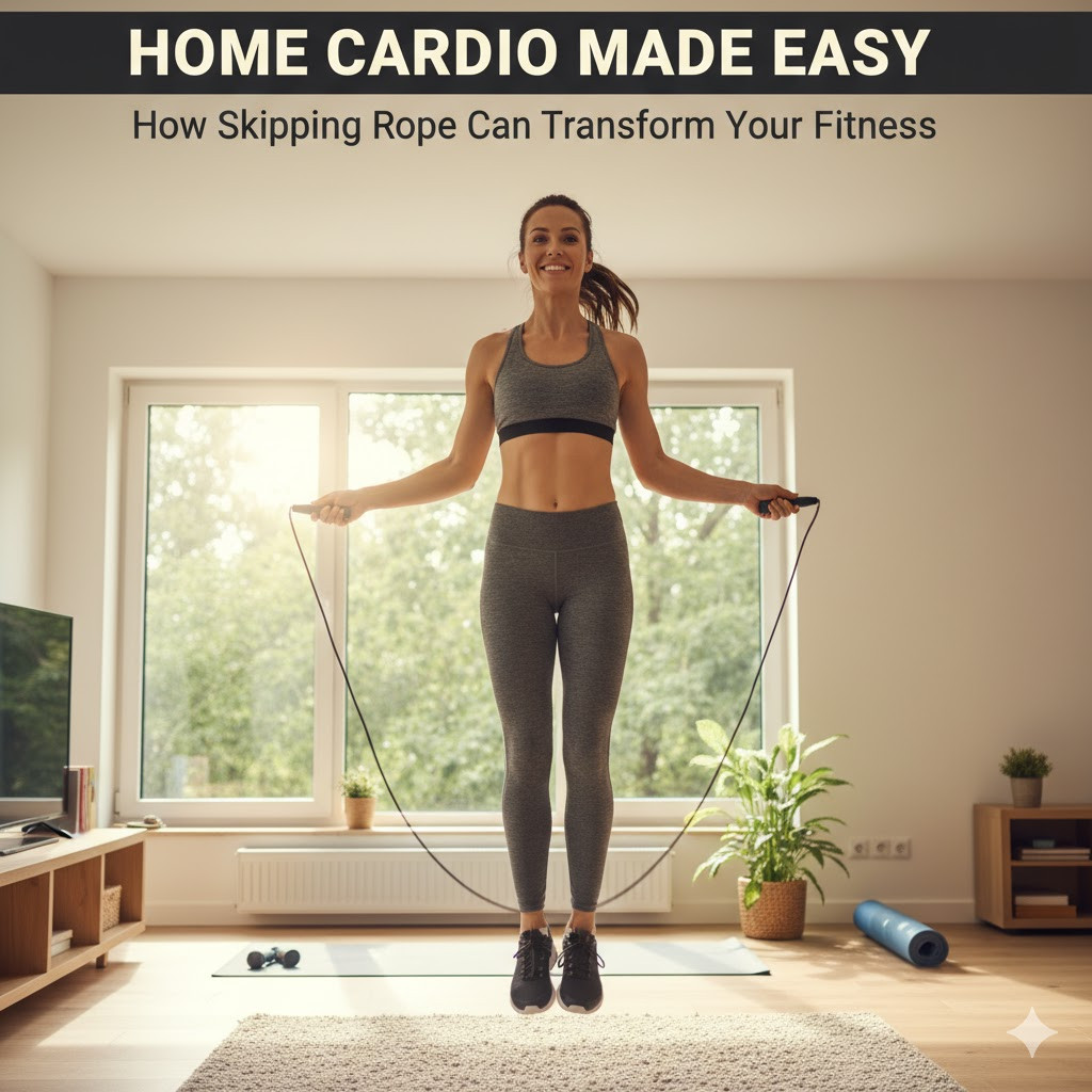 Home Cardio Made Easy: How Skipping Rope Can Transform Your Fitness