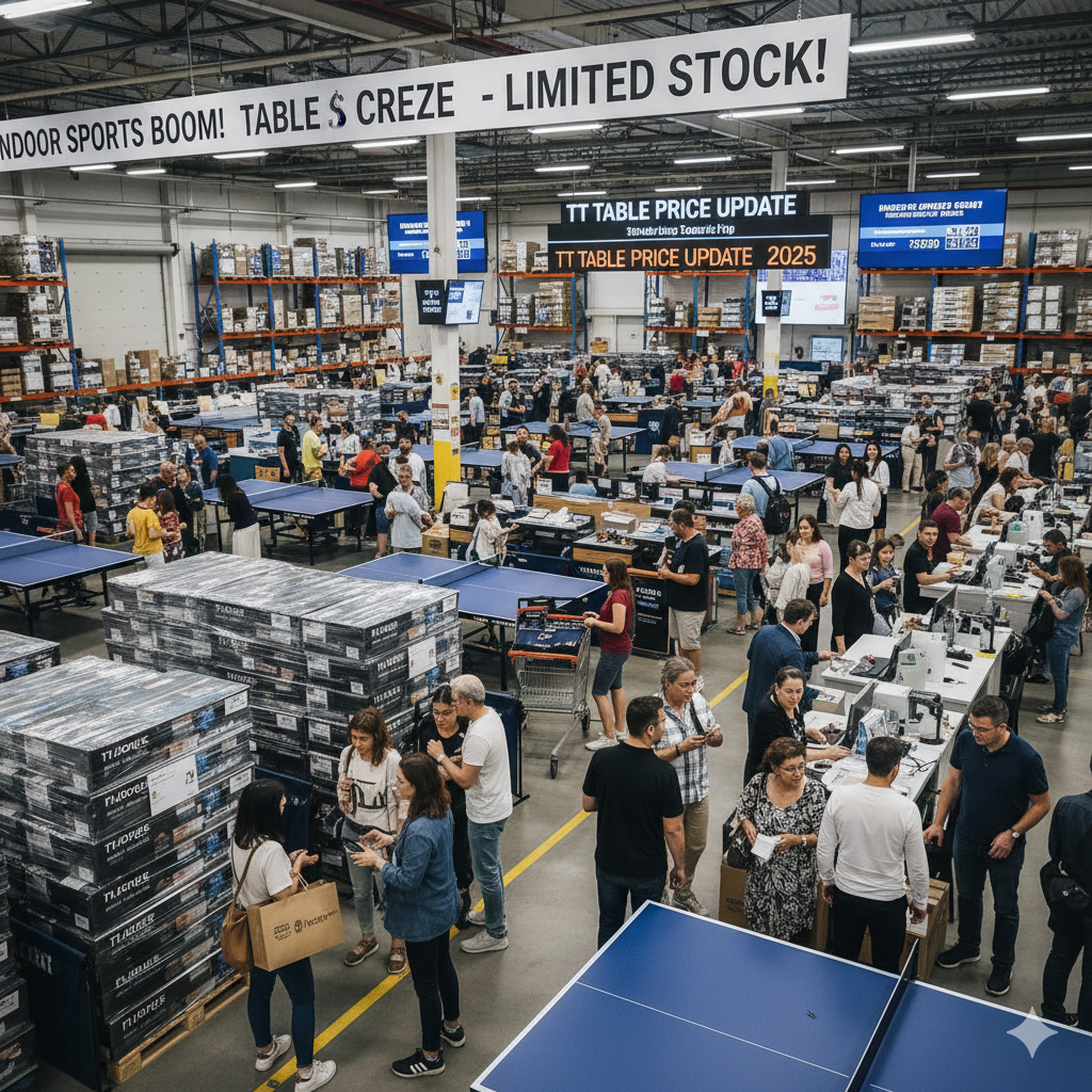 Table Tennis Tables in High Demand as Indoor Sports Trend Rises – TT Table Price Update 2025