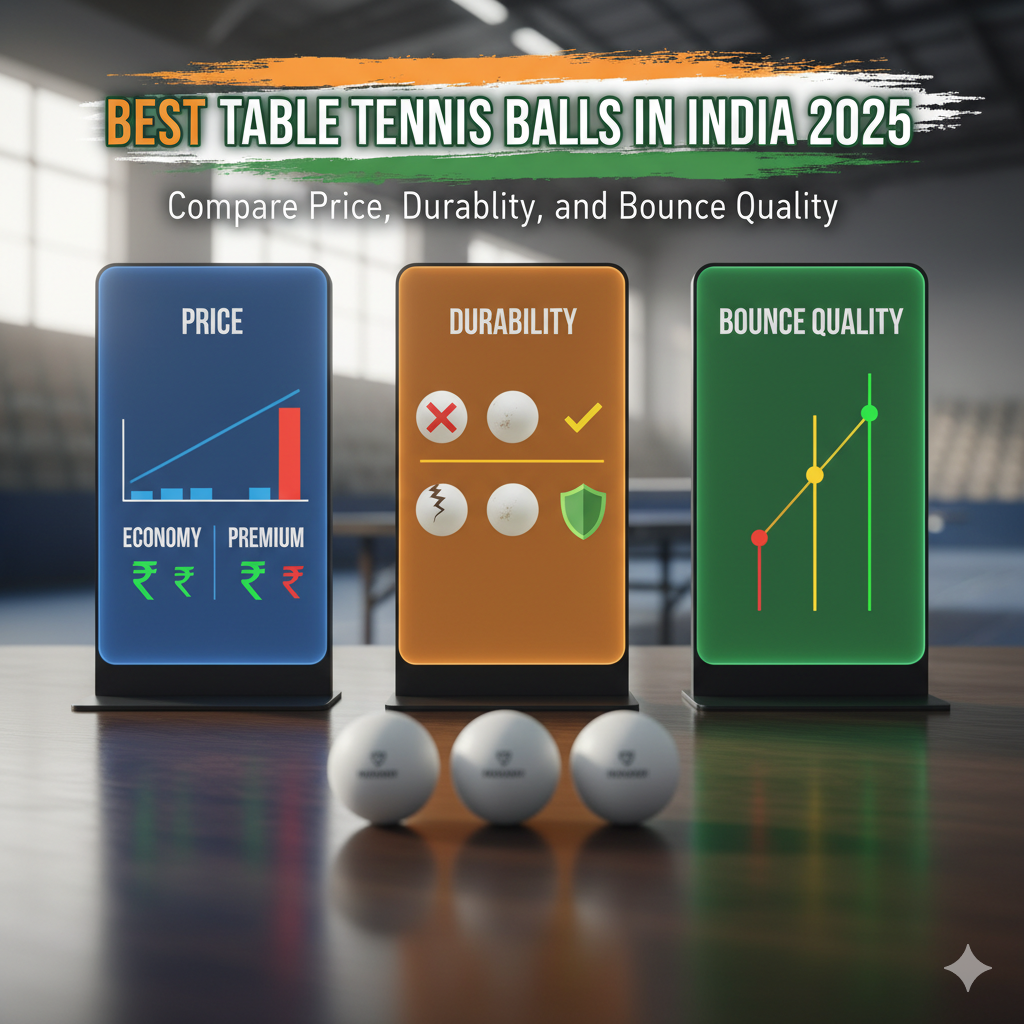Best Table Tennis Balls in India 2025 – Compare Price, Durability, and Bounce Quality