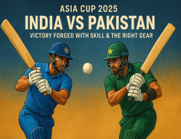 Asia Cup 2025: India vs Pakistan – Victory Forged with Skill & the Right Gear