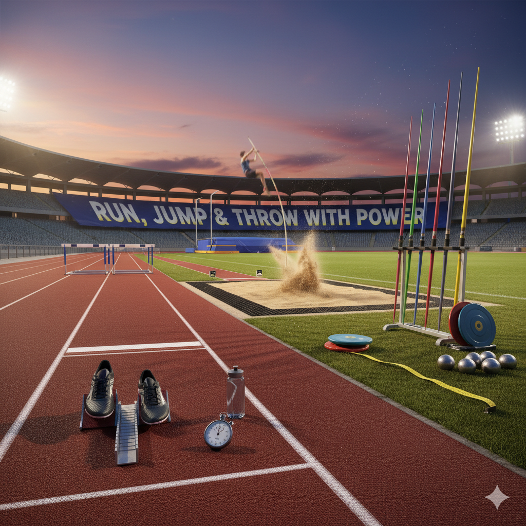 Track & Field Athletics Equipment – Run, Jump & Throw with Power
