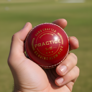 Cricket Red Leather Ball – Practice 2 Piece