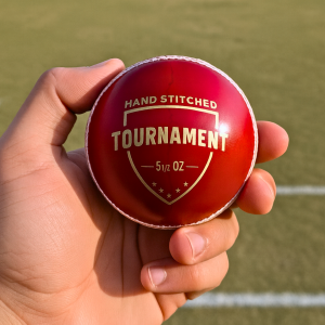 Cricket Leather Ball - Tournament Red 4 Pc