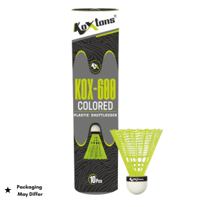 Koxtons KOX-600 Plastic Shuttlecock – 10 Pcs