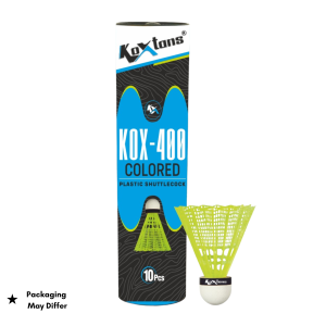 Koxtons KOX-400 Plastic Shuttlecock (10 Pcs Box)
